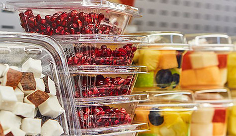 Restaurant's fresh fruit inventory