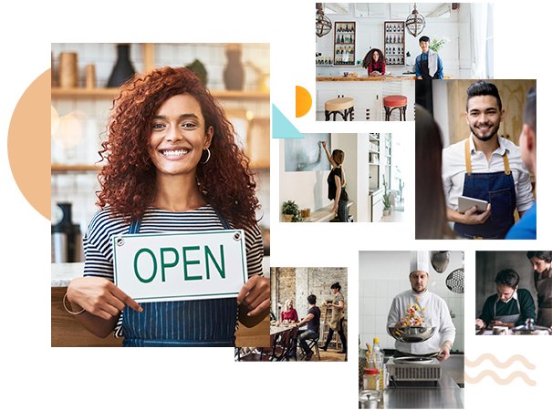 Restaurant Opening Collage