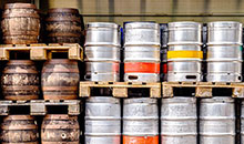 Several kegs of beer